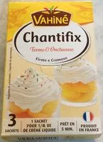 Amount of sugar in Chantifix