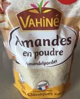 Amount of sugar in Amandes en poudre