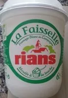 Amount of sugar in La Faisselle