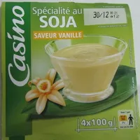 Amount of sugar in Spécialité au soja saveur vanille