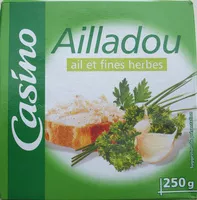 Amount of sugar in Ailladou Ail et fines herbes