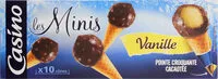 Amount of sugar in Les Minis - Cônes vanille x10