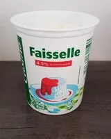 Amount of sugar in La Faisselle, moulée dans son panier