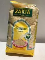Amount of sugar in Zakia couscous moyen qualite superieur 1kg
