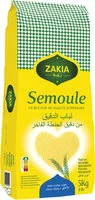 Amount of sugar in Zakia Semoule Fine 5Kg