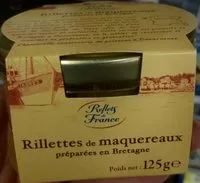 Amount of sugar in Rillettes de maquereaux préparées en Bretagne