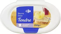 Amount of sugar in Beurre tendre Doux