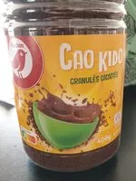 Amount of sugar in CAO KIDO Granulés cacaotés
