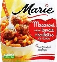 Amount of sugar in Macaroni sauce tomate Boulettes de viande