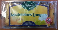 Amount of sugar in Madeleines Longues aux Raisins