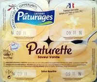 Amount of sugar in Paturette Saveur Vanille