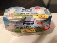 Amount of sugar in Yaourt pur brebis vanille