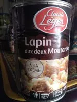 Amount of sugar in Lapin aux deux moutardes et pâtes 400g