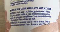 Amount of sugar in Soja saveur vanille dessert vegetal