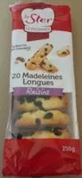 Amount of sugar in Le Ster - Madeleines Long Raisins, 250g (8.8oz)