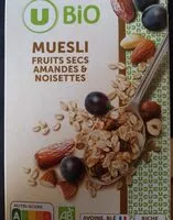 Amount of sugar in Muesli fruits secs amandes & noisettes