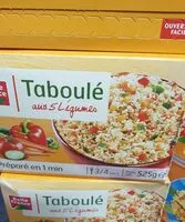 Amount of sugar in Taboulé aux 5 légumes