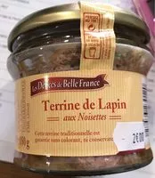 Amount of sugar in Terrine de Lapin aux noisettes