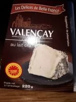 Amount of sugar in Valençay au lait cru