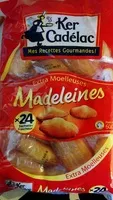 Amount of sugar in Ker Cadélac - Madeleines Original Recipe, 600g (21.2oz)