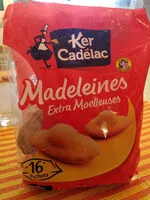 Amount of sugar in Madeleines extra moelleuses