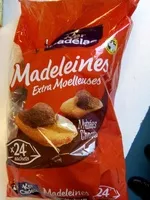 Amount of sugar in Ker Cadélac - Madeleines Marble Chocolate, 600g (21.2oz)