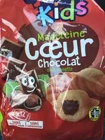 Amount of sugar in Ker Cadélac - Kids Madeleine Chocolate hazelnut, 420g (14.8oz)