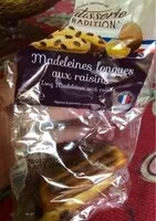 Amount of sugar in Madeleines aux raisins