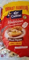 Amount of sugar in Madeleines extra moelleuses