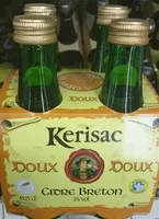 Amount of sugar in Cidre Breton Doux