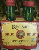 Amount of sugar in Cidre Breton Brut