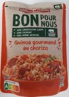 Amount of sugar in Quinoa gourmand au chorizo