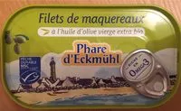 Amount of sugar in Filets De Maquereaux a L'huile D'olive