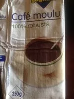 Sugar and nutrients in Cafe moulu 100 robusta
