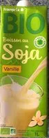 Amount of sugar in boisson soja vanille bio