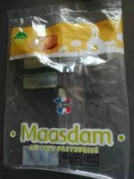 Amount of sugar in Maasdam au lait pasteurisé
