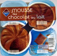 Amount of sugar in Mousse au chocolat au lait Leader Price