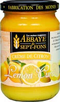 Amount of sugar in Crème de citron - Lemon Curd