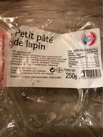 Amount of sugar in Petit pâté de lapin
