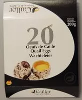 Amount of sugar in Oeufs de caille
