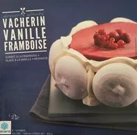 Amount of sugar in Vacherin Vanille-framboise. La Pièce De 1600 Millilitres