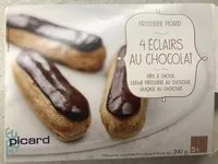 Amount of sugar in 4 Éclairs au Chocolat