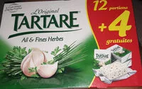 Amount of sugar in Tartare