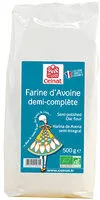 Amount of sugar in Farine d'avoine demi-complète