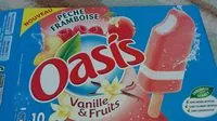 Amount of sugar in Oasis Vanille Pêche Framboise