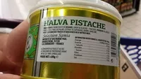 Amount of sugar in Halva pistache