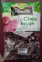 Amount of sugar in Le Chou Rouge, Prêt à consommer (3/4 portions)