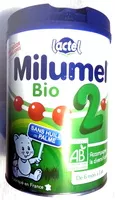 Amount of sugar in Milumel Bio 2ème âge