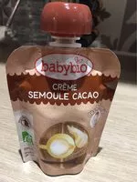 Amount of sugar in Crème semoule cacao