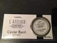 Amount of sugar in Caviar Baeri